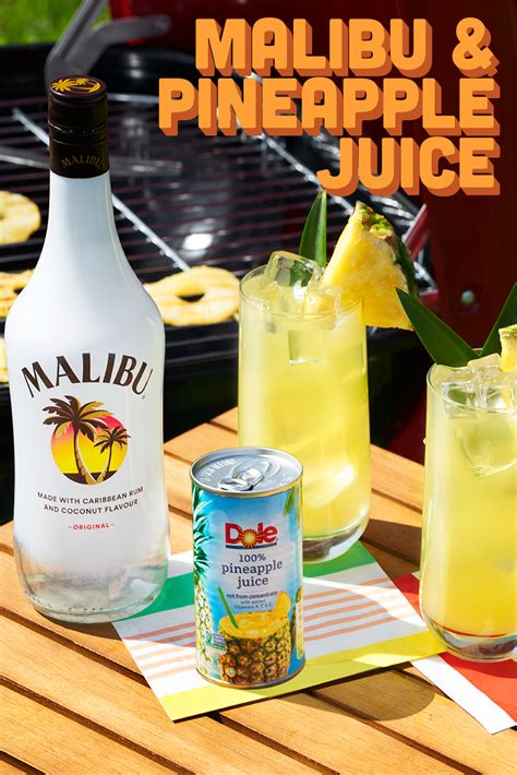 Malibu & Pineapple Juice | Drinks alcohol recipes, Malibu drinks ...