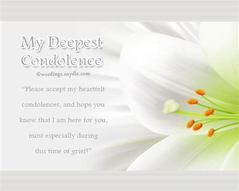 Condolence Messages – Wordings and Messages