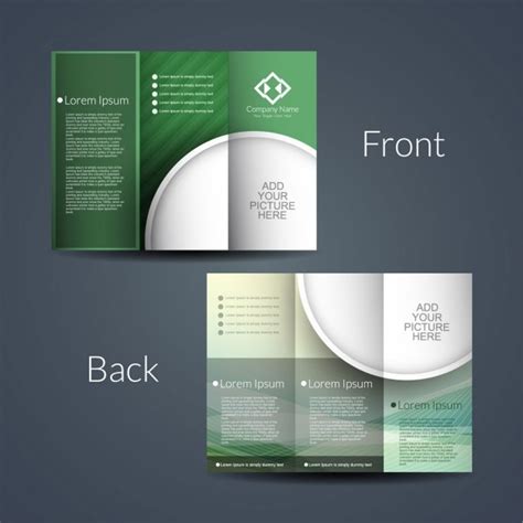 Free Vector | Double sided brochure