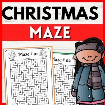 Christmas Mazes activities for kids - Maze Puzzles | Made By Teachers