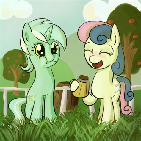 Lyra and Bon Bon by fajeh on DeviantArt