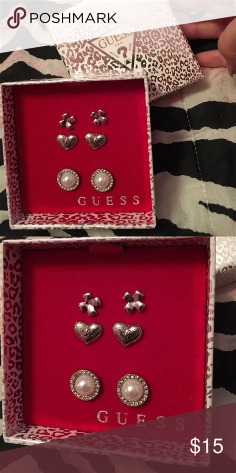 Guess earrings | Earrings, Gifts, Jewelry