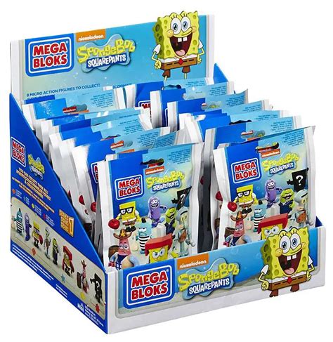 Mega Bloks Spongebob Squarepants Series 1 Mystery Box 94600 24 Packs - ToyWiz