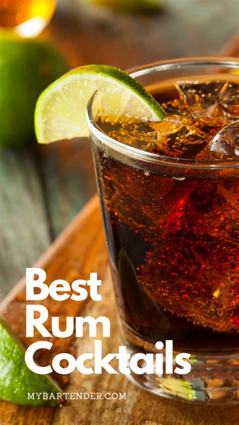 10 Best Rum Cocktails to Drink - MyBartender