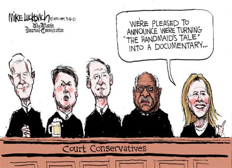 Political Cartoon on 'Abortion Banned in Troubled Land' by Mike Luckovich, Atlanta Journal ...