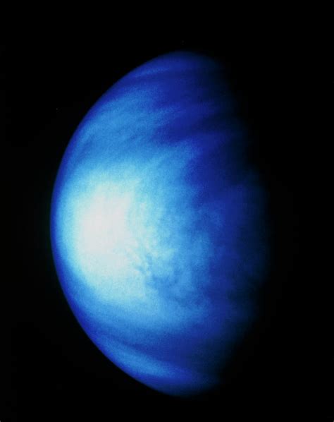 False Colour Image Of Venus Sulphuric Acid Clouds Photograph by Nasa ...