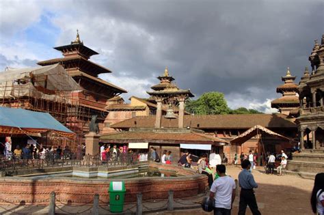 The Impressive Architecture of Patan Durbar Square Editorial Image - Image of post, damage ...