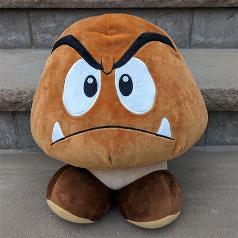 Super Mario Bros Goomba Plush Large 15" NWT [Tomy] | #4633599980