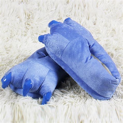 Adult Men Plush Indoor Slippers Funny Animal Paw Claw Shoes - Walmart.com