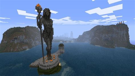 minecraft female statue - Google Search | Minecraft projects, Minecraft lighthouse, Minecraft plans