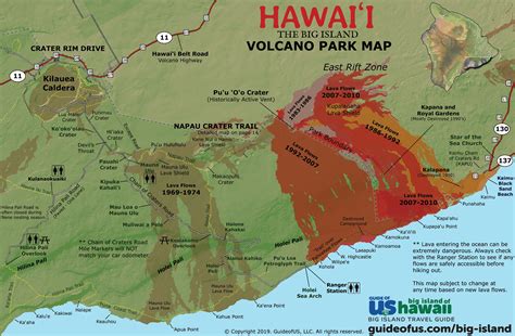 Where Is The Volcano In Hawaii Map - Map of world