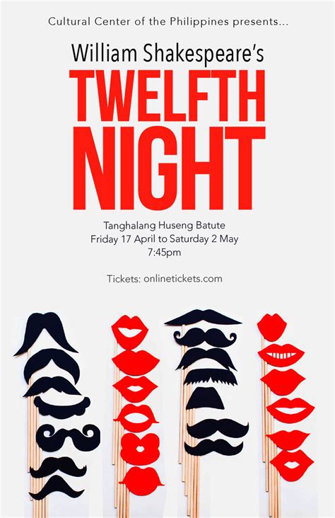 TWELFTH NIGHT Poster Design :: Behance