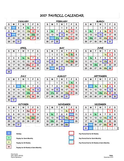 免费 Basic Payroll Calendar | 样本文件在 allbusinesstemplates.com