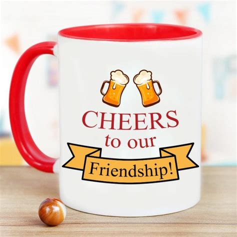 Cheers To Our Friendship Mug- MyFlowerTree