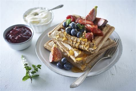 Healthy Waffles! - Sarah Graham Food