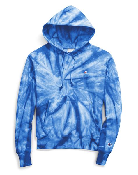 Champion Fleece Exclusive Life® Reverse Weave® Tie Dye Hoodie in Blue ...