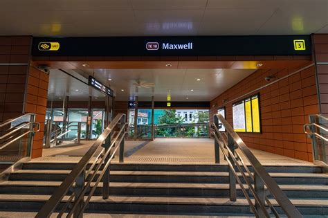 Maxwell MRT Station – Exit 3 | Land Transport Guru