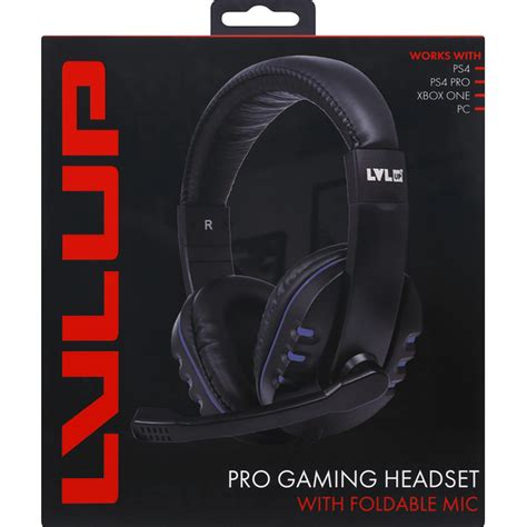 LVLUP Headset, with Foldable Mic, Pro Gaming (1 each) Delivery or ...