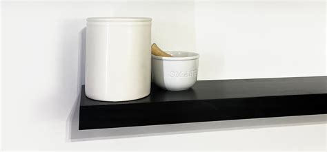 Black Floating Shelves Floating Shelf Black Modern Floating - Etsy