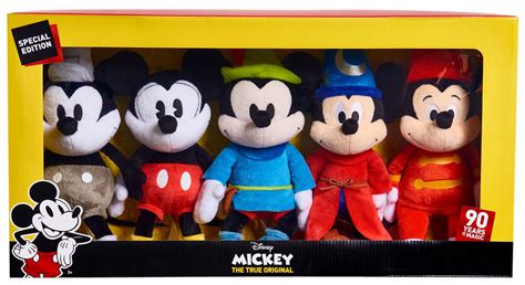 Disney Mickey the True Original 90 Years of Magic Mickey Mouse 8 Plush ...