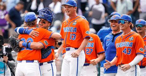 Florida Baseball is 3-0 in Omaha for second time in program history