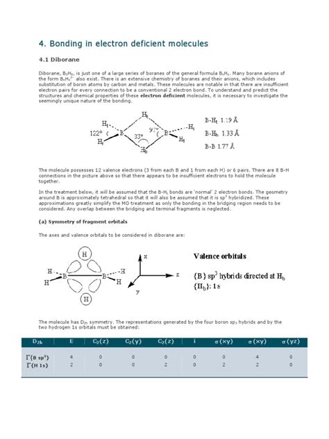 Bonding in Electron Deficient Molecules | Chemical Bond | Molecular ...