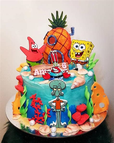 SpongeBob cake - Decorated Cake by Marek - CakesDecor