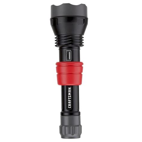 CRAFTSMAN 500-Lumen LED Rechargeable Spotlight Flashlight (Battery Included) in the Flashlights ...