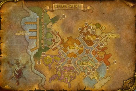 Carte de Hurlevent. - World of Warcraft - JudgeHype