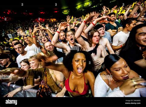 Copenhagen, Denmark. 21st, May 2019. Hip hop fans attend one of many ...