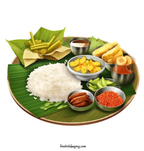 Onam Onam Sadya Food banana leaf rice for Onam Sadya Food for Onam - 1024x1024