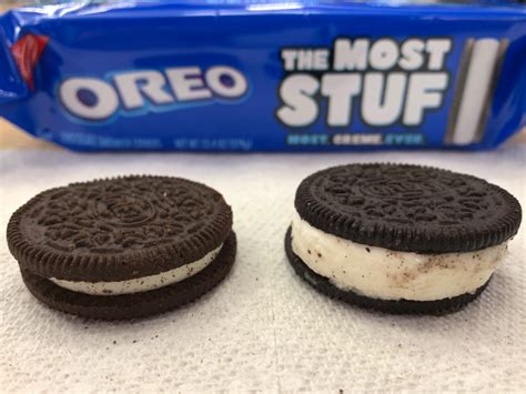 'The Most Stuf' Oreos are a creme lover's dream with 4 times as much filling as the regular ...