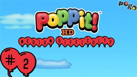 Pogo Games: Poppit HD #2 - Medium Difficulty - YouTube