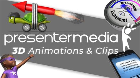 Introduction to PresenterMedia 3D Animations and How to use them in PowerPoint. - YouTube