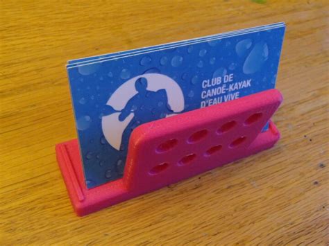 3D Printed custom Business Card Holder from $0.50