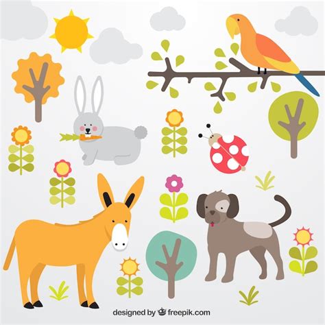 Free Vector | Animals collection