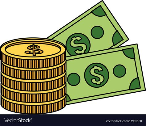 Cash money icon image Royalty Free Vector Image