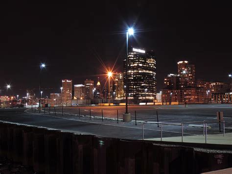 Downtown Baltimore at Night Photograph by Cityscape Photography