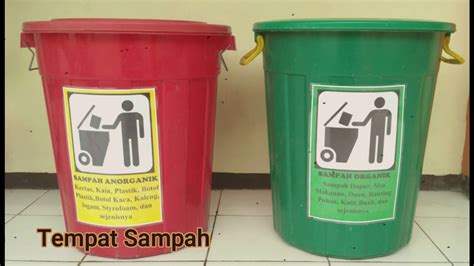 Tempat Sampah Organik dan Anorganik - YouTube