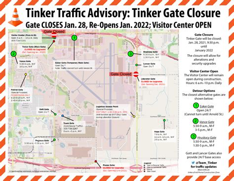 Tinker Air Force Base gate to close for construction | KFOR.com Oklahoma City