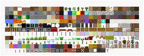 Transparent Png Pictures - Minecraft Block Texture Sheet, Png Download ...