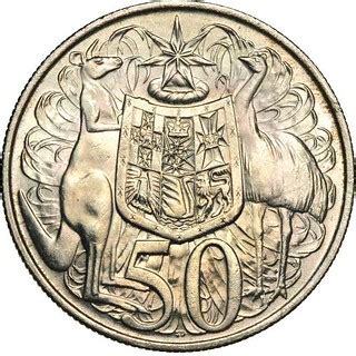 Australia-1966-Round-50c-Coin-Reverse | worldofcoins .eu /fo… | Flickr