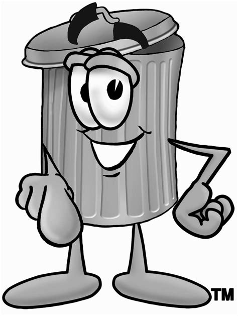 Empty Trash Can Clip Art - ClipArt Best