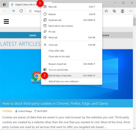 12 ways to manage tabs in Microsoft Edge - Digital Citizen