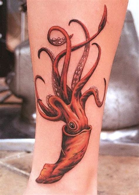 Squid Tattoo Designs, Ideas and Meaning - Tattoos For You