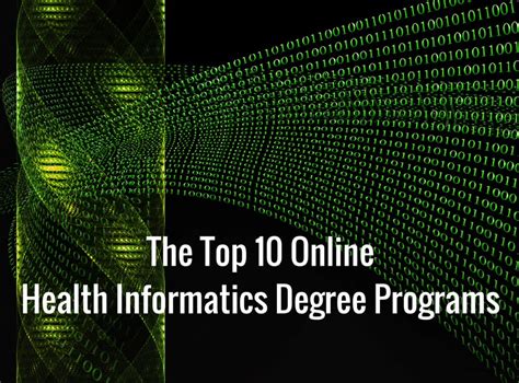 The Top 9 Online Health Informatics Bachelors Degree Programs - College Rank