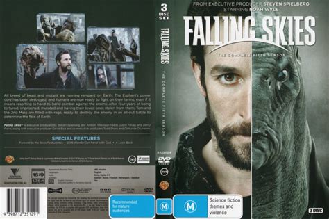 Falling Skies: Season 5 dvd cover & labels (2016) R4