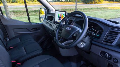 Ford e-Transit Interior Layout & Technology | Top Gear