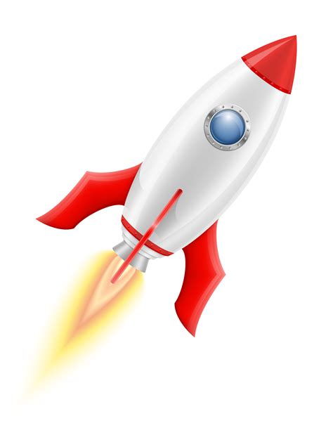 space rocket retro spaceship vector illustration 514248 Vector Art at Vecteezy