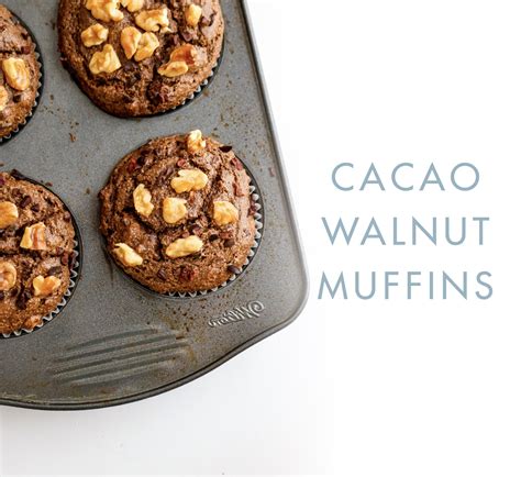 Chocolate Walnut Muffins | Danette May